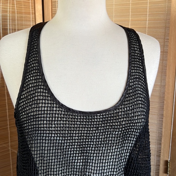 Ariat Bette Shimmer Netted Tank S - Picture 2 of 11